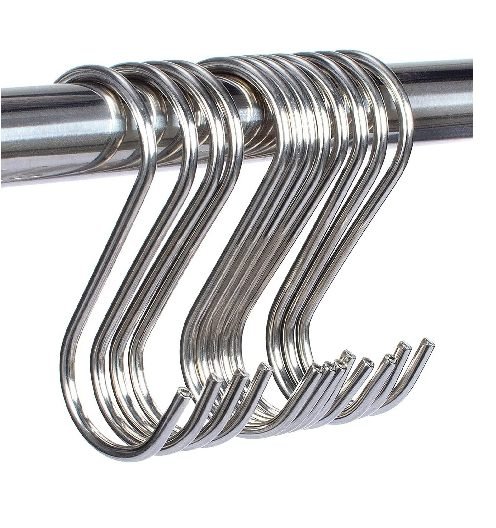 S-Shape Hanging Hooks (Set of 8)