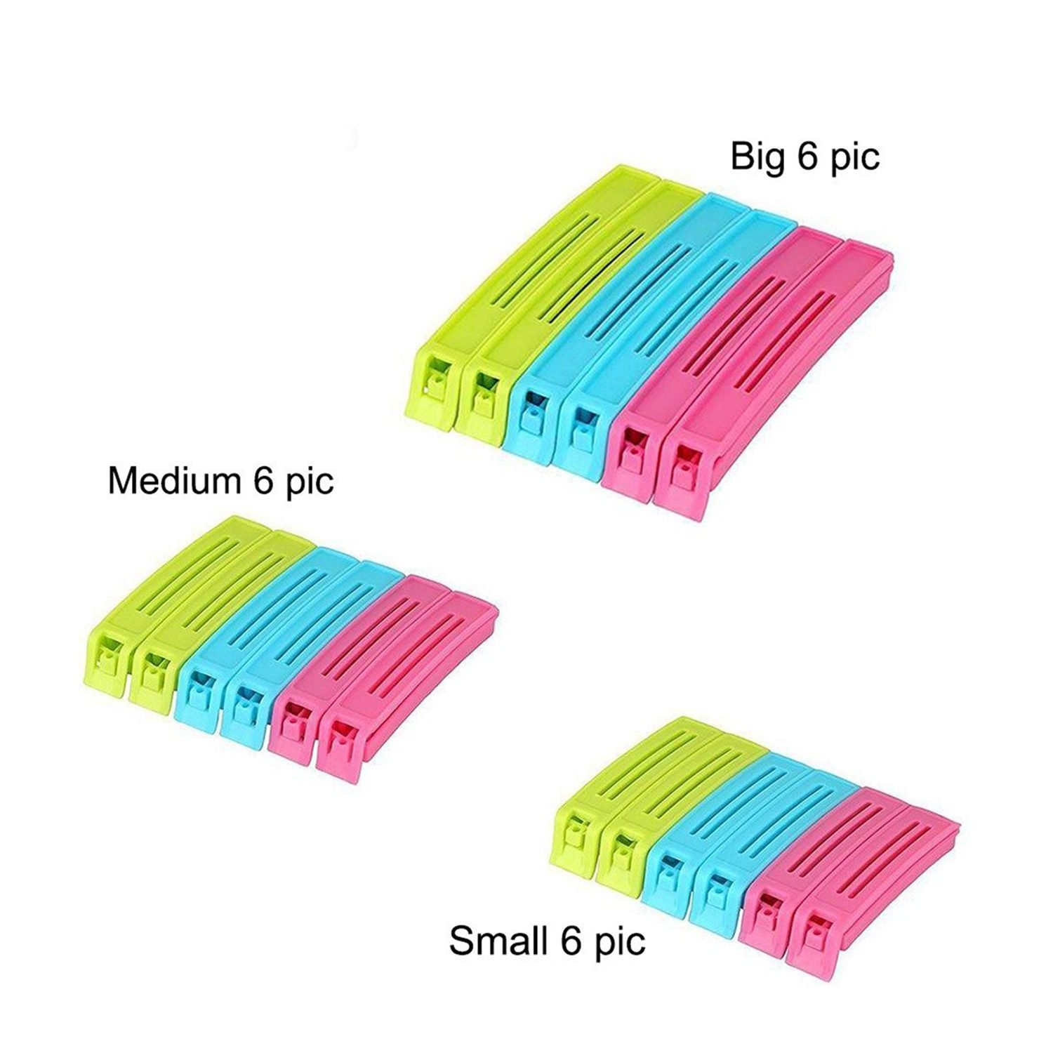 Food Clip (set of 18) (3 Type of Size)
