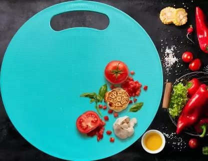 Plastic Chopping Board (Round)