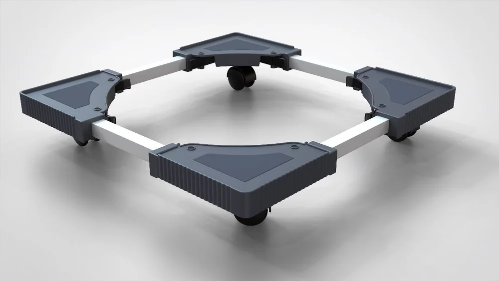 Adjustable Wheeled Stand/ Trolley (Min: 17" & Max: 26")