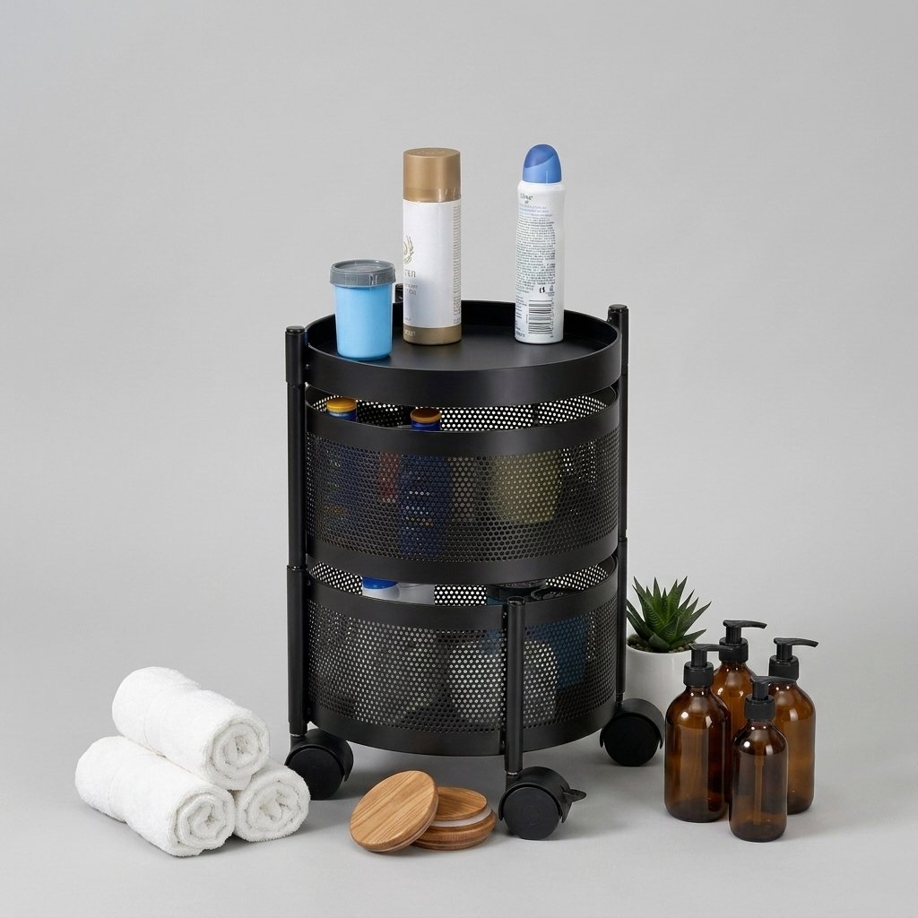 Kitchen Rotating Storage 2 Layer (Round)