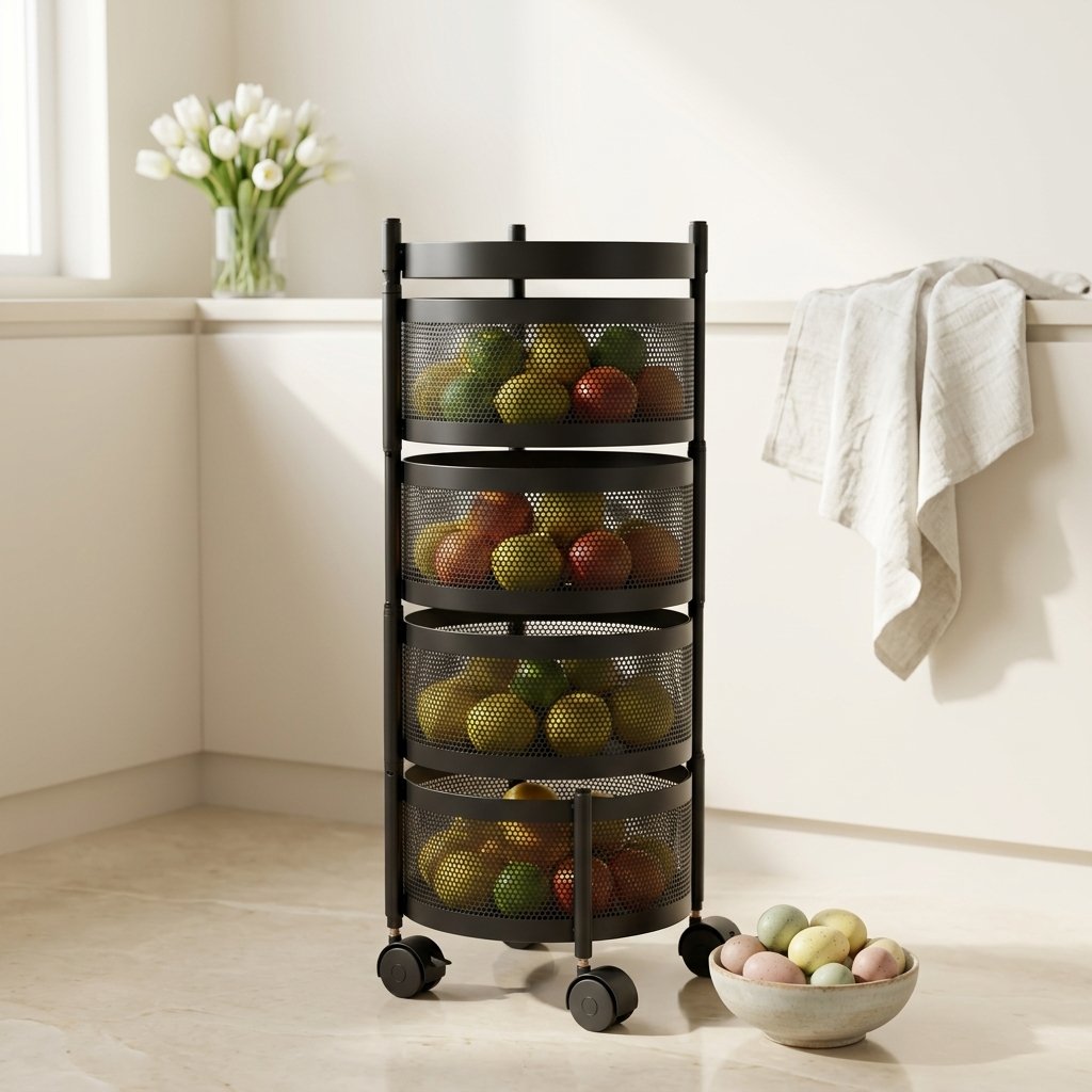 Kitchen Rotating Storage 4 Layer (Round)