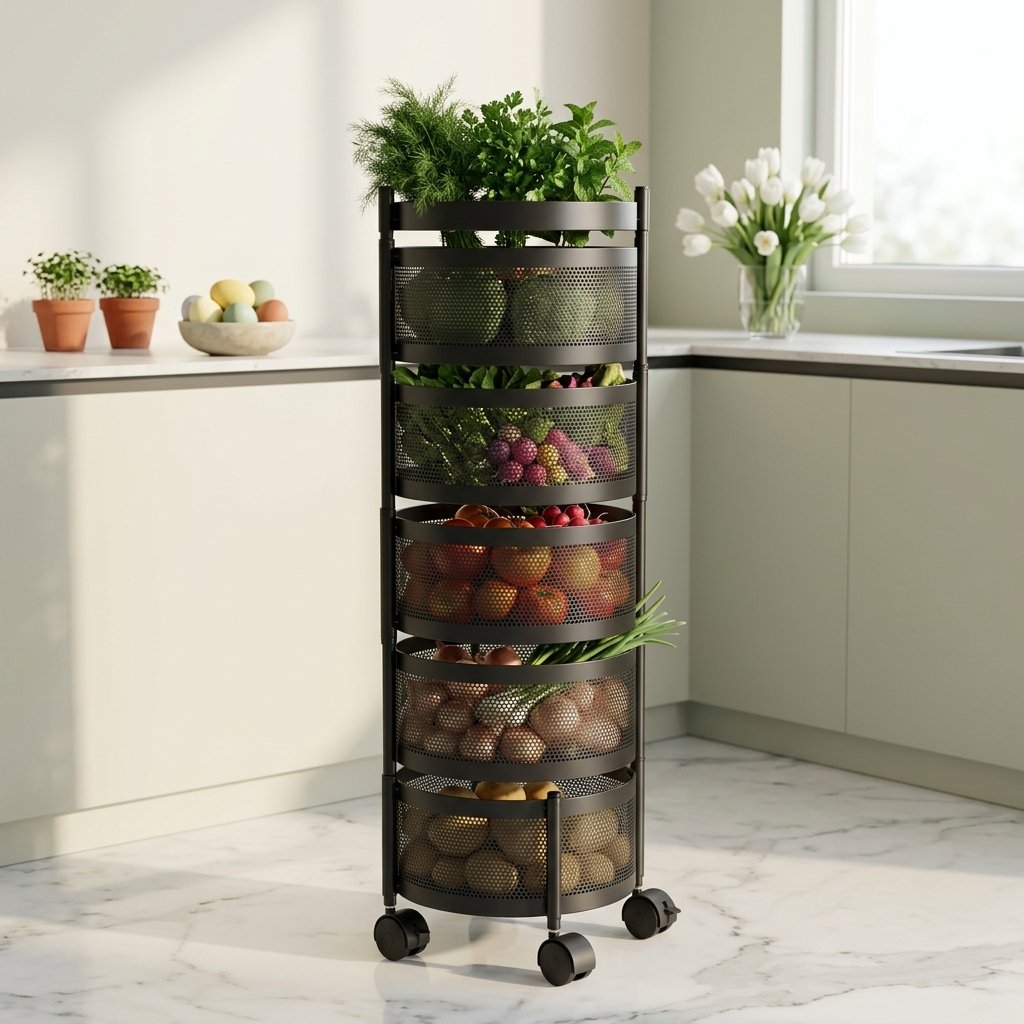 Kitchen Rotating Storage 5 Layer (Round)