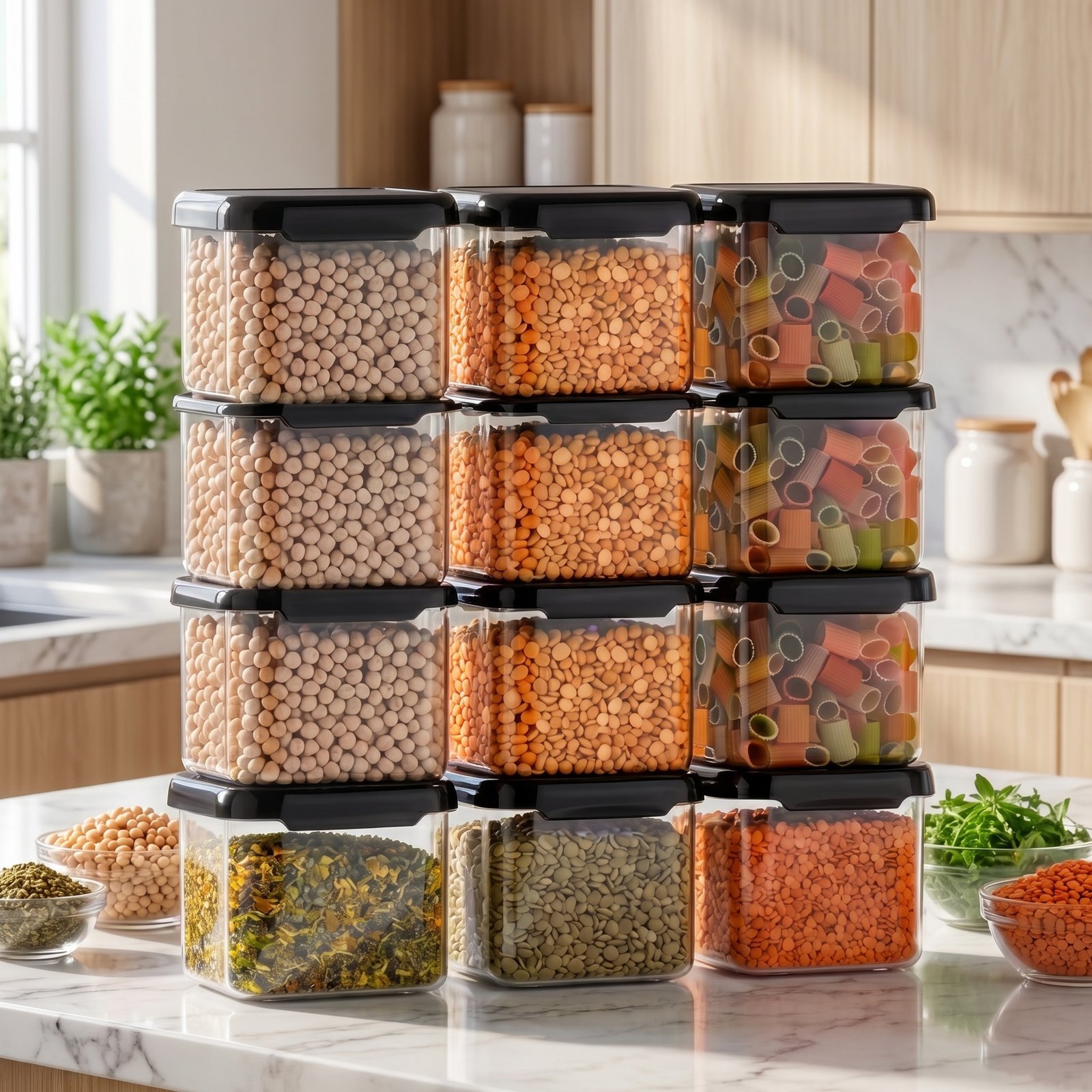 Pet Container (500 ml) (Set of 6, 8, 10, 12)